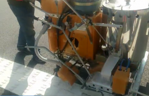 1 Actual Working Video By Road Line Marking Machine
